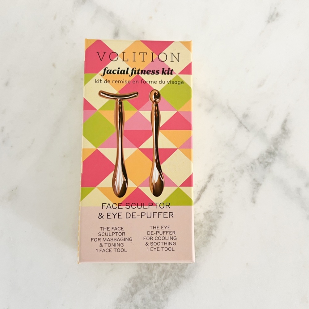 NWT: Volition Rose Gold Tools Face sculptor-depuffer Facial Fitness Kit(2 tools) - Picture 2 of 6